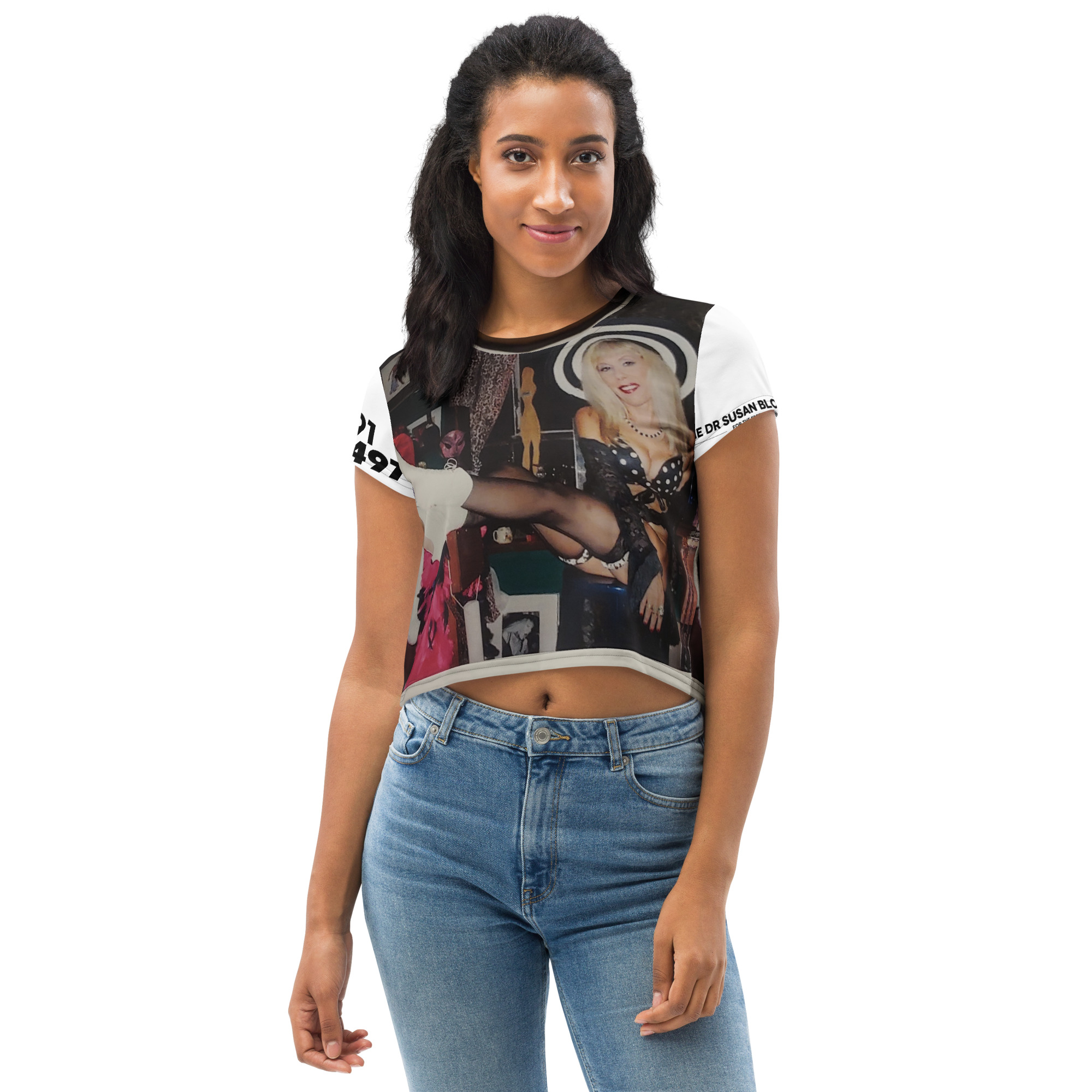 All-Over Print Crop Tee - Image 2