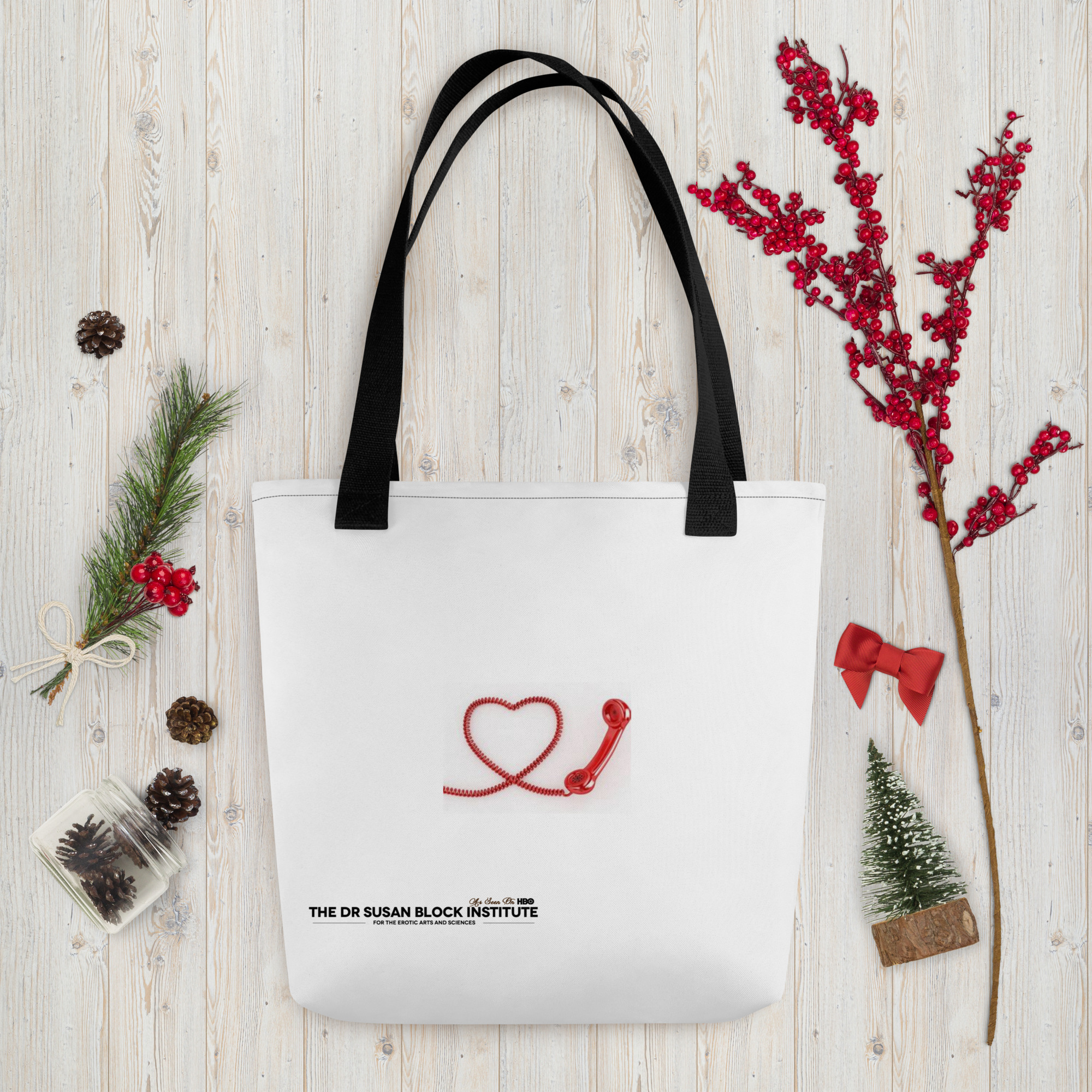heart phone Tote bag - Image 9