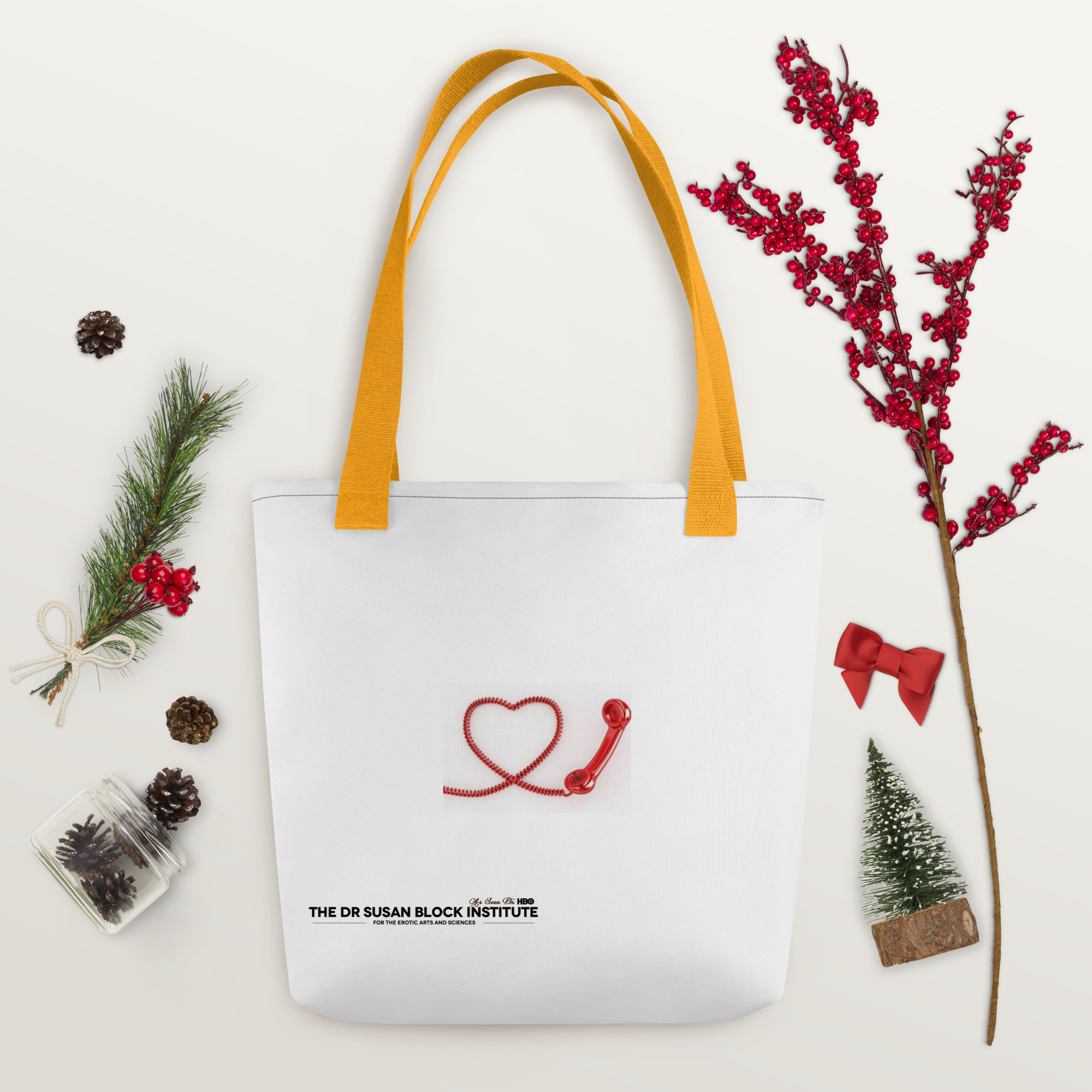 heart phone Tote bag - Image 14